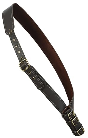 BLESSUME Schwerthalter mit Gürtel für LARP Cosplay (Braun 15)