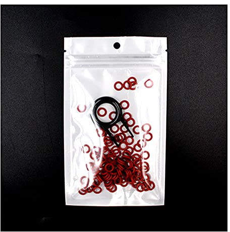 110PCS Keycaps O Ring Seal Keyboard O-ring Switch Sound Dampeners Suitable For Cherry MX Keyboard Damper Replacement Noise Reduction Seal,Red,8x5x1.5mm