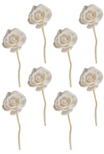 Angoily Bastoncini Diffusore Fiore Aromaterapia 8 Pezzi Bastoncini in Rattan Per Profumatori Decorazione Casa Soggiorno Camera Da Letto