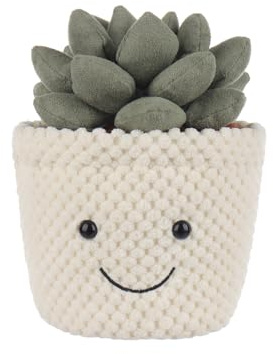Apricot Lamb Sukkulenten Echeveria Plüschtier Kuscheltier Pflanze Grün 18cm