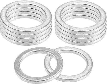 X AUTOHAUX Oljeavtappningsskruvar tätningar ersättning 90430-18008 18 mm oljetryckskiva
