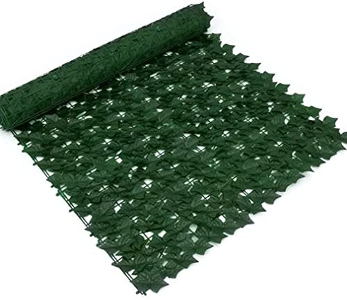 Künstliche Efeu Hecke Sichtschutz Sichtschutzwand, Landschaftsbau, Gartenzaun, Balkonschirm, langlebig und Nicht leicht verformbar HXJDP221130(Color:,Size:100x250cm)
