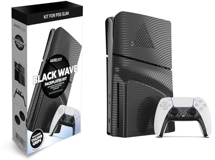 PS5 Slim Faceplates & Controller Faceplates - Black