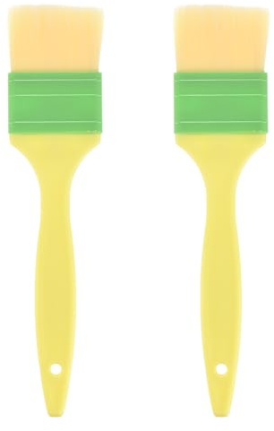 M METERXITY 2-Pack Pastry Brush, Soft Basting Baking BBQ Oil Brush for Cooking/Barbecue/Kitchen [2]