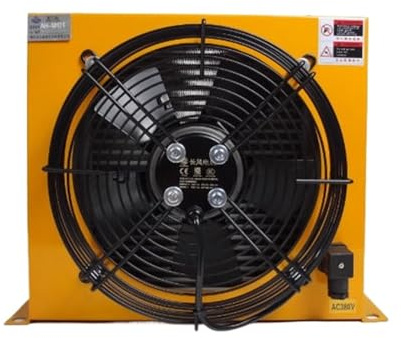 YVAAASIYC Enfriador de Aire hidráulico AH1012T Radiador de Aceite refrigerado por Aire Enfriadores de Aceite hidráulicos de Aluminio 100 L/MIN 220 V/380 V(12v)