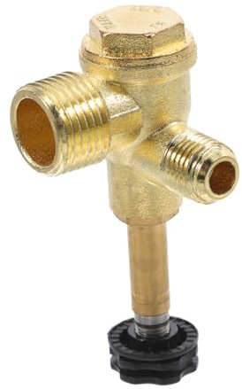 Toddmomy Air Compressor Check Valve Accessory Threaded Non-Return Pressure Valve Copper Replacement for Pneumatic Systems