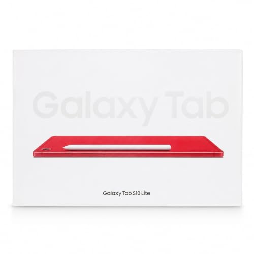 Samsung Galaxy Tab S10 Lite (128 GB, WiFi) - Pantalla de 10.9, cámara de 8 MP, batería de 8000 mAh, diseño delgado, ligero, tableta Android - Rojo Coral