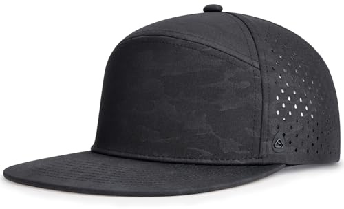 AOPREL Baseball Cap Herren mit Flacher Krempe Wasserabweisend & Atmungsaktiv| Verstellbar Mit Klettverschluss Streetwear Snapback Basecap für Outdoor & Alltag