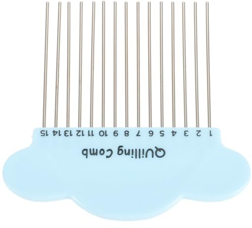 BATHVEVE Strumento per Quilling di Carta Cartoon in Plastica e Metallo, Compatto e Resistente, per DIY e Creazioni di Carta di Grande Formato Colore Casuale