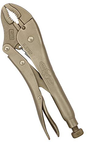 Irwin 10WRC Visegrip 0502EL4 Curved Jaw Self Grip Locking Plier, 250mm Length