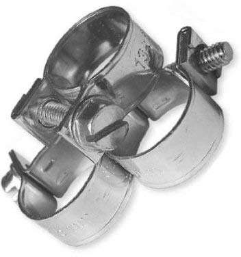 Bradas OM1416 slanghållare mini runddragande 14 16 mm/9 mm, 10 stycken, silver, 5 x 5 x 1 cm