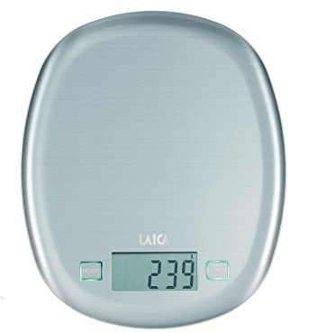 Laica KS1602 Bilancia da Cucina Elettronica, Acciaio, kg 5