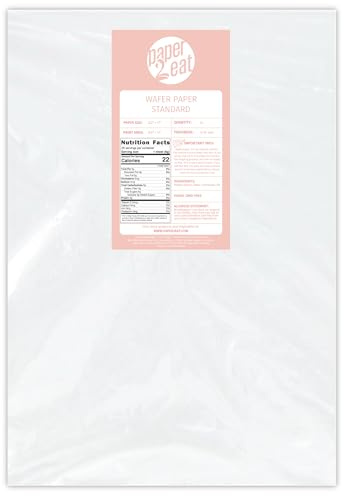 paper2eat edible Wafer Paper Sheets Standard - 0.30 mm - 25 sheets