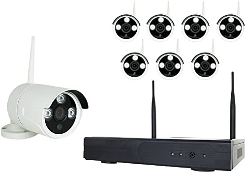 KIT VIDEOSORVEGLIANZA NVR 8 TELECAMERE HDMI LAN WI-FI VGA 8806ZL3-8