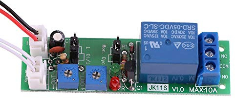 1 Stück DC 12 V/24 V Zykluszeit einstellbar Modul Umschaltung der Verzögerung On/Off Timer Timer Modul 6 Arten optional (DC 5 V, 0 – 24 Stunden)