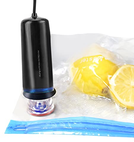 Sonew Pompe à vide électrique portative, Mini pompe à vide à compression électrique, Pompe sous vide electrique multifonctionnelle pour les voyages, les vêtements, les oreillers, les couvertures