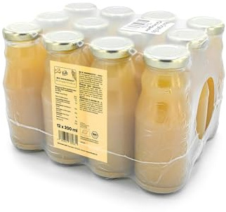 KoRo - Succo concentrato di zenzero bio 12 x 200 ml - 96,5% succo di zenzero - Senza zuccheri aggiunti (contiene naturalmente zuccheri)