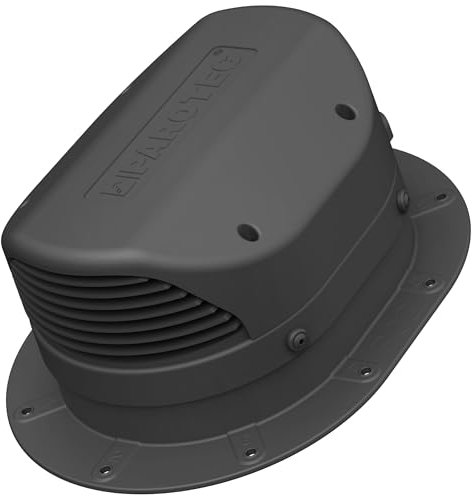 Parotec Flachlüfter für flache Dachabdeckung Dachlüfter Entlüfter Lüftungsziegel (RAL 7016 - Anthrazit)