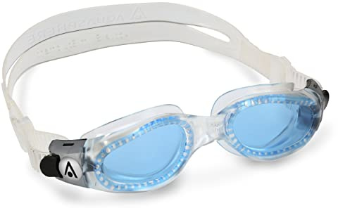 Aquasphere Kaiman Compact – poolglasögon, simglasögon, för vuxna och tonåringar anpassade till litet ansikte, UV-skydd, silikontätning, 180° vision, anti-dimma och anti-läckage linser vision