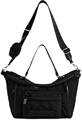 Desigual Damen Bols_prisma Libia Hand Bag, Schwarz, Einheitsgröße EU