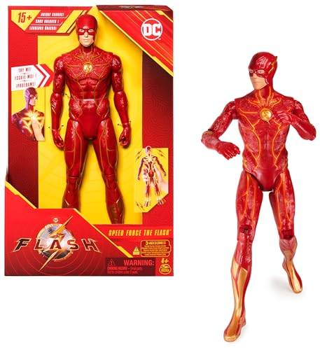 DC Comics - The Flash Speed Force Action-Figur zum Kinofilm, 30 cm, mit 15+ Licht- und Geräuscheffekten, ab 3 Jahren