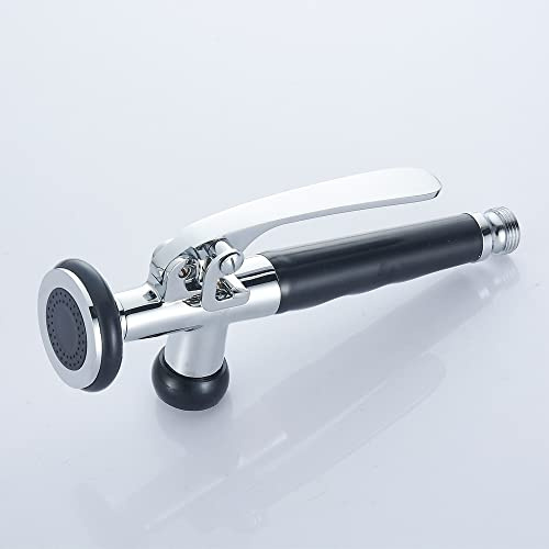 G 1/2 Wassersparender Duschkopf Küchenbrause Handbrause Ersatz Gastrobrause Geschirrbrause Ersatzbrause Spray Küchenbrause Spülbrause Pendelbrause Armatur Schwarz
