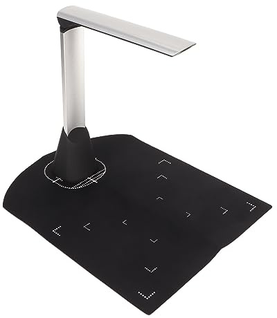 Tragbare Dokumentenkamera, 8 MP, 3264 X 2448 Auflösung, USB-Smart-Dokumentenscanner mit LED-Licht, Faltbare Dokumentenkamera mit Automatischem Fokus für das Unterrichten von