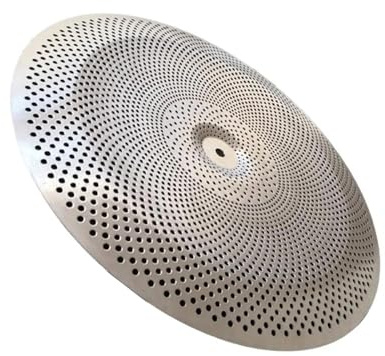 Platillos Profesionales Color Plata 18 Platillos Chinos Platillos De Bajo Volumen Platillos Silenciosos Para Batería De Jazz