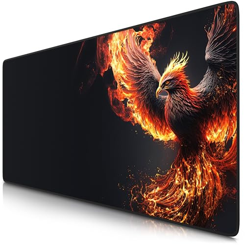 TITANWOLF Tapis de Souris Gaming XXL 900x400mm, Mouse Pad Mat, sous-Main Bureau Gamer Extra Large en Tissu, Base antidérapante, Haute précision et Vitesse, pour Souris claviers Roccat Razer Logitech