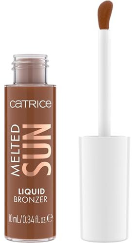 Catrice Cosmetics Bronceador líquido Melted Sun, de larga duración, definir, de gran pigmentación, natural, mate, 10 ml
