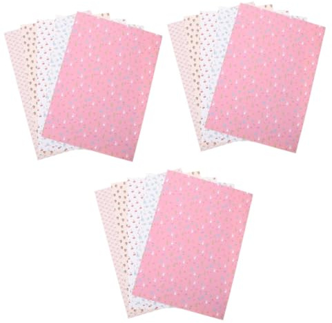 BESTonZON 3 Series Papel Tapiz En Miniatura para Casa De Muñecas Papel Tapiz Autoadhesivo para Casa De Muñecas Calcomanías para Piso De Casa De Muñecas Pegatinas De Pared para 5 Hojas*3