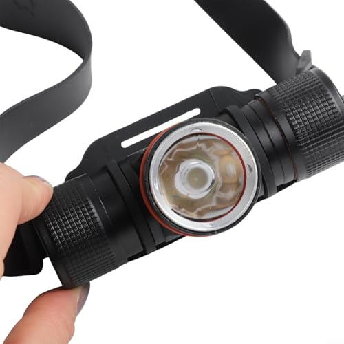 Torcia frontale subacquea IPX8 con tecnologia LED da 30 W e quattro modalità di illuminazione regolabili per tutte le tue esigenze (B)