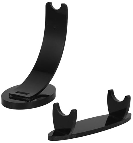 OKUMEYR 2stücke Stifthalter aus Acryl für Schreibtisch Stifteständer und Halter für Make-up-pinsel Vertikal Robust Schwarz zur Aufbewahrung von Stiften und Pinseln
