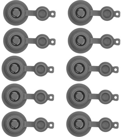 LOORGVEL 10PCS Inflatable Air Mattress Valve - Leakproof Inflatable Pillow Deflation Spring Load Air Valve Cap Adapter - TPU Airbed Plug Replacement for Travel Camping