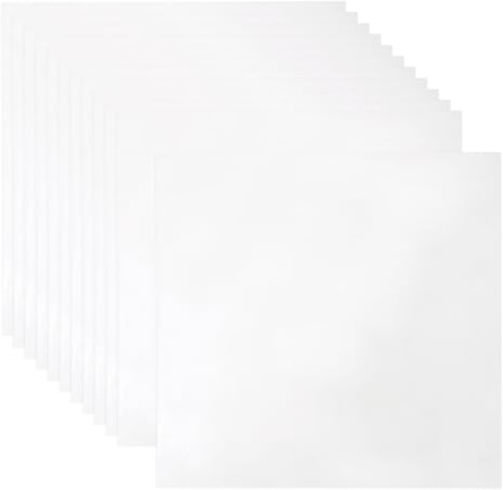 QUARKZMAN 12.8x12.8 Custodie Esterne Per Vinile In Vinile, 25 Pz 3 Mil Coperture In Plastica Trasparente Antistatiche Custodie Per Dischi Durevoli Per Conservazione Raccolta