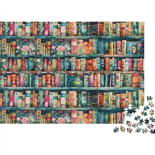 Puzzle Bibliothèque Enchantée pour Adultes