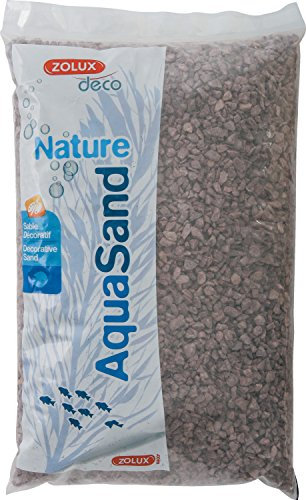 Zolux Gravier Naturel pour Aquarium Grès Rouge de 2 à 6 mm de Granulométrie 5 kg