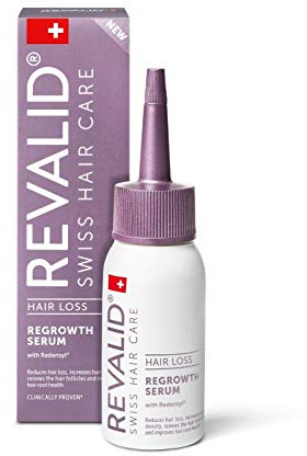 REVALID, Swiss Hair Care, Serum zum Nachwachsen gegen Haarausfall, regenerative Wirkung, 50 ml