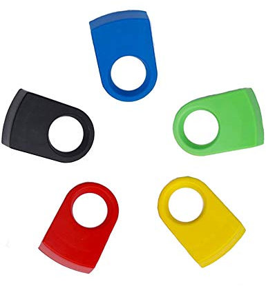 Natuworld Getränke-Clips aus ABS-Kunststoff, Flaschenverschluss, Weinglas-Clip-Halter, Bier, Cocktail-Schnappverschluss für Schooner Kelchgläser (zufällige Farbe)