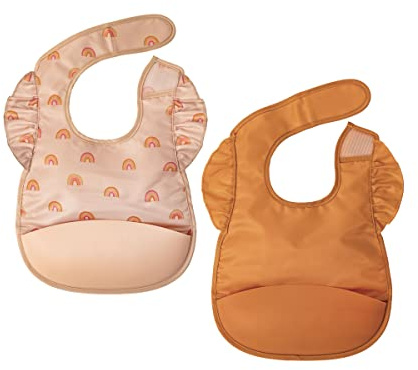 Tiny Twinkle - Baberos con bolsillo en silicona pack 2 - Talla única