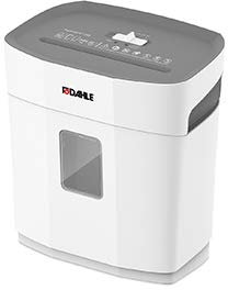 Dahle PaperSAFE 100 Paper Shredder (5 Sheets, Oil-Free, Jam Protection, Cross-Cut, for Home-Office) Grey, 36.6 x 34.7 x 21.7cm