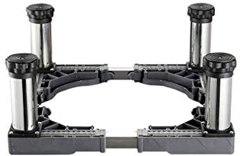 Waschmaschine Sockel Multifunktionale Einstellbare Wäschetrockner Basis Länge/Breite 40-65cm Waschmaschine Chassis Herde Kühlschrank Halter Halterung Höhe 19-22cm Wasserwaage
