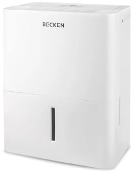 Deshumidificador - Absorbe hasta 10 Litros de Humedad por Día - Cobertura de hasta 31 m2 - Depósito Extraíble de 2,1 L - Silencioso - Color: Blanco