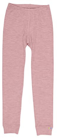 Joha Merino Leggings Hose für Kinder und Baby aus 100% Merinowolle | Wollleggings Lange Unterhose Jungen und Mädchen Unisex 0-7 Jahre, Größe 56/62, Farbe: Altrosa