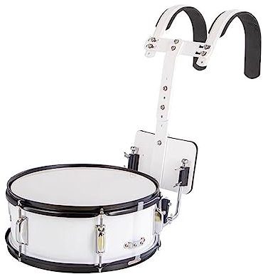 HDYNUZ Snare Drum, Marching Snare Drum mit Träger, Percussion-Musikinstrumentenset, für Schulblaskapelle (Size : 10inch)