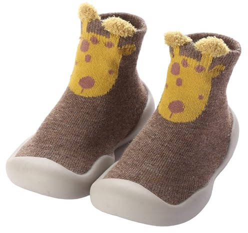 XQ&XG Calzini Scarpe Primi Passi Neonato Unisex | Antiscivolo, Suola Morbida, Traspiranti, Incantevole