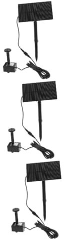 Yardwe Pompe À Eau Solaire 3 Pièces pour Fontaine De Jardin Et Étang Installation Facile