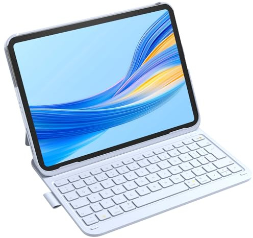 Inateck Keyboard Case for iPad 10th/11th Gen(A16),Ultralight 427g | For Air 11 M4/M3/M2, Air 5/4, Pro 11, Built-in Pencil Holder, AirTap,Blue