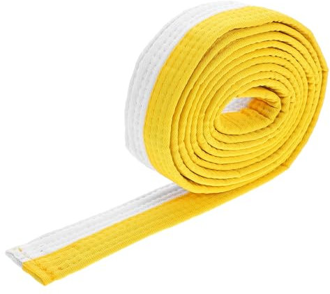 DINHEAROM Judo Gürtel für Kampfsport Taekwondo Karate Weicher Gürtel für Kinder und Erwachsene Personalisierbar in Mehreren Farben für Graduierungen