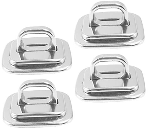NUOBESTY 4pcs Laptop Cable Lock Anchor Security Base Plate with Fixed Anti-theft Desk Mount for Universal Computer Locks in Office and Home Use